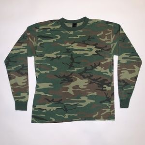 50/50 Army Camo Long Sleeve Shirt